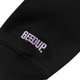 Geedup Handstyle Hoodie 'Black Lavender'