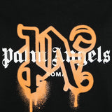 Palm Angels Roma Sprayed Monogram T-Shirt 'Orange'