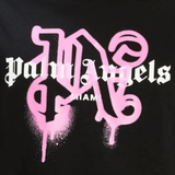 Palm Angels Miami Sprayed Monogram T-Shirt 'Pink'