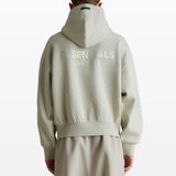 Fear of God Essentials Classic Fleece Hoodie SS25 ‘Heather Stone’