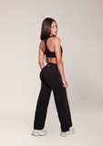 Levate Signature Straight Leg Pants 'Black'