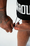 Undrground Empire Street Shorts 'Black/White'