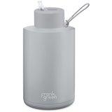 Frank Green Ceramic Reusable Bottle 2L / 68oz (Harbour Mist Grey)