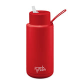 Frank Green Ceramic Reusable Bottle 1L / 34oz (Atomic Red)