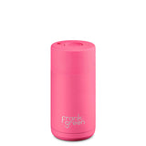 Frank Green Ceramic Reusable Cup 230ml / 8oz (Neon Pink)