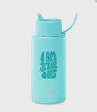 Frank Green Ceramic Reusable Bottle 1L / 34oz (Aqua)