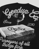 Geedup Merlot Brick T-Shirt 'Washed Black'