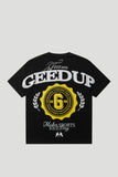 Geedup G Stamp T-Shirt 'Black/Yellow