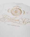 Geedup Cursive Tee 'White Gold'