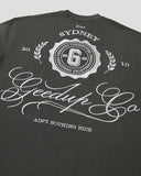 Geedup Cursive Tee 'Soft Black'