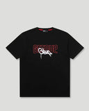 Geedup Neon Core Logo Tee ‘Black Red’