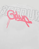 Geedup Neon Core Logo Tee ‘White Pink’