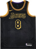 Nike Kobe Mamba Mentality Los Angeles Lakers City Edition Swingman Jersey 'Black'
