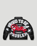 Geedup PTBAP Puffer Jacket 'Black Red'