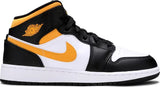GS Nike Air Jordan 1 Mid 'Black University Gold'