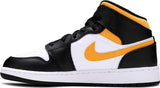 GS Nike Air Jordan 1 Mid 'Black University Gold'