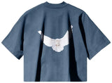 Yeezy Gap Engineered by Balenciaga Cropped Dove No Seam Tee 'Dark Blue'
