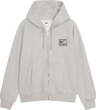 Men's Stussy x Nike Fleece Zip Hoodie ‘Grey & Black’