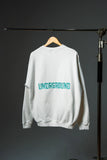 Undrground Relaxed Fit Crew ‘White/Tiffany’