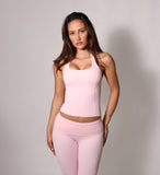 Levate Allure Hailey Halter Tank 'Blush'