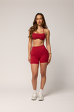 Levate Signature Shorts 'Cherry Red'