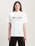 Palm Angels Los Angeles Sprayed Monogram T-Shirt 'White/Grey'