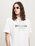 Palm Angels Los Angeles Sprayed Monogram T-Shirt 'White/Grey'