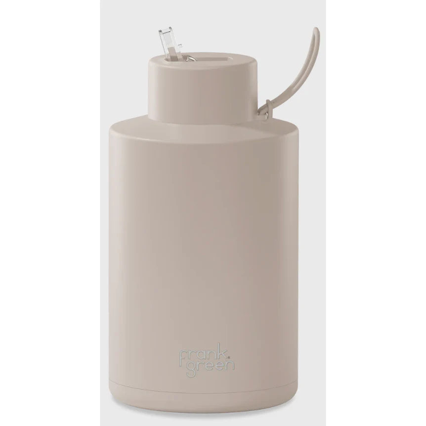 Frank Green Ceramic Reusable Bottle 2L/68oz (Moon Dust)